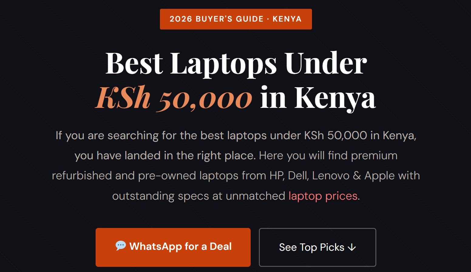 Best Laptops Under KSh 50,000 in Kenya | Best Guide