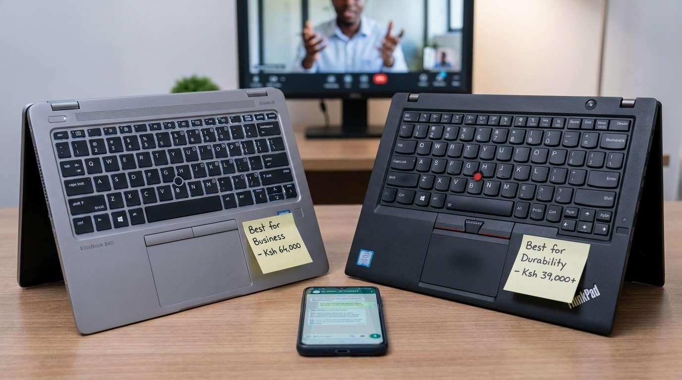 HP EliteBook and Lenovo ThinkPad refurbished laptops in Nairobi