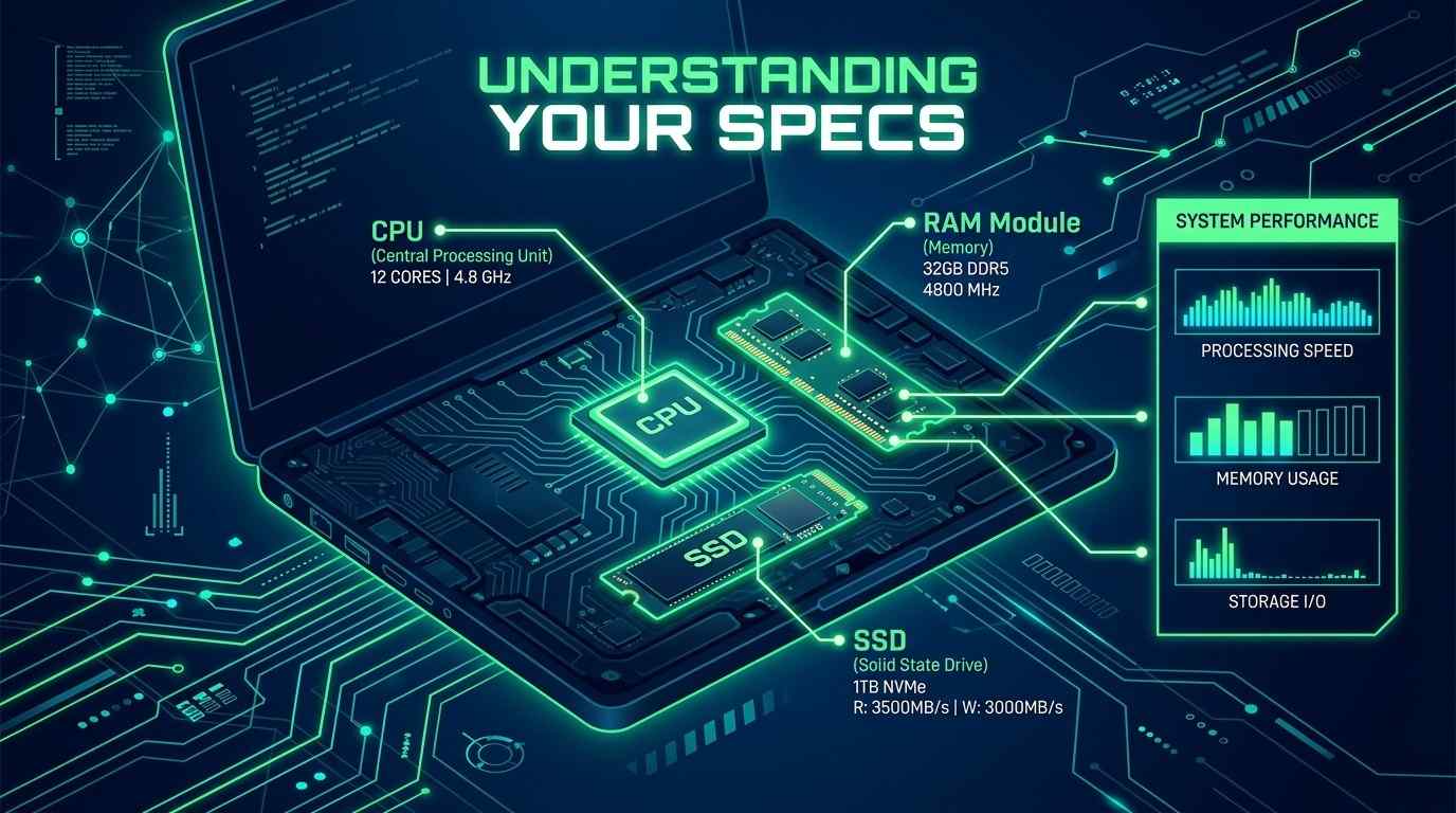Laptop specs comparison Kenya - RAM SSD processor guide
