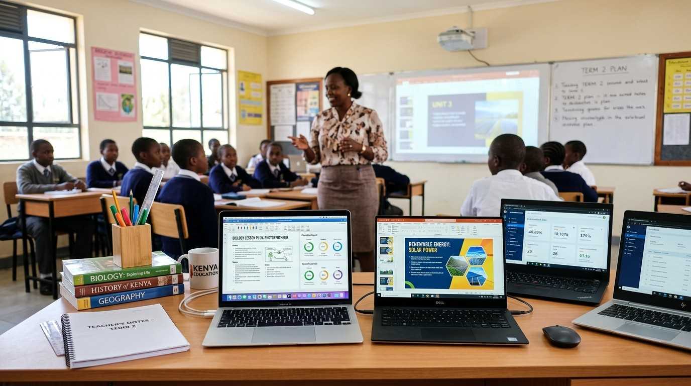 Best laptops for teachers in Kenya 2026 — top picks displayed on a desk