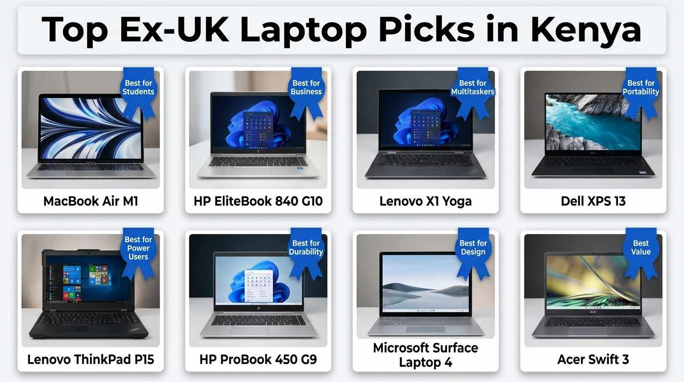 Best Ex-UK Laptops in Kenya: Top Picks, Price & Where to Buy
