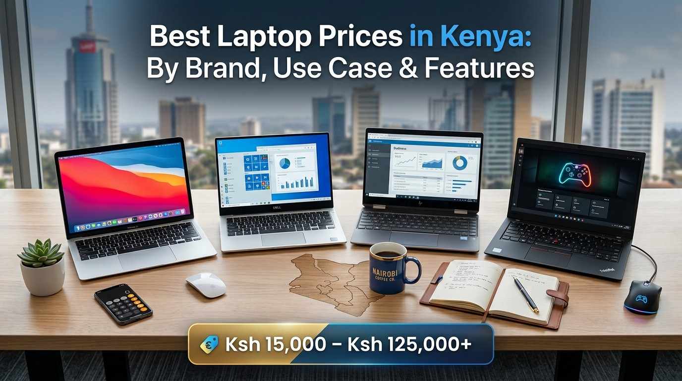 Best Available Laptop Prices in Kenya: By Use Case & Features
