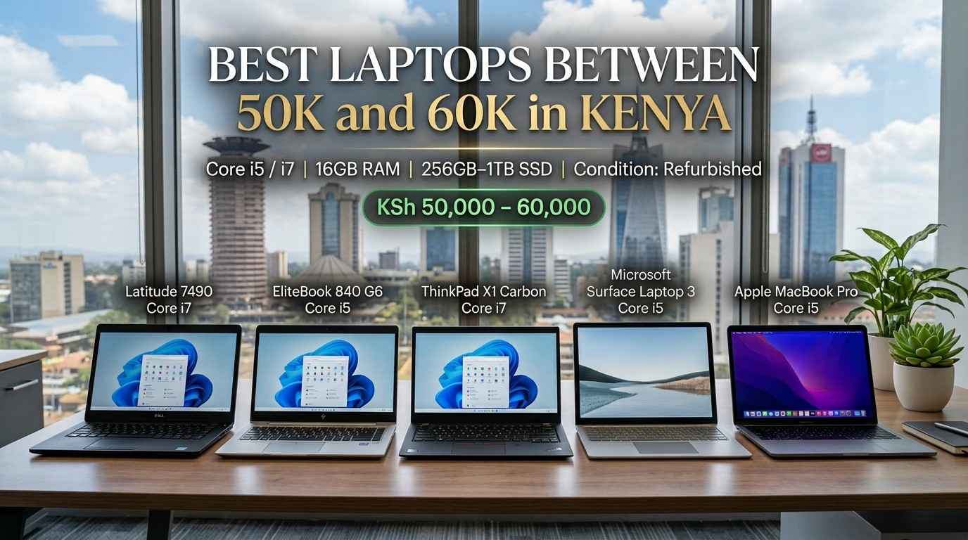 Best Laptops Between 50k and 60k in Kenya: Top Picks