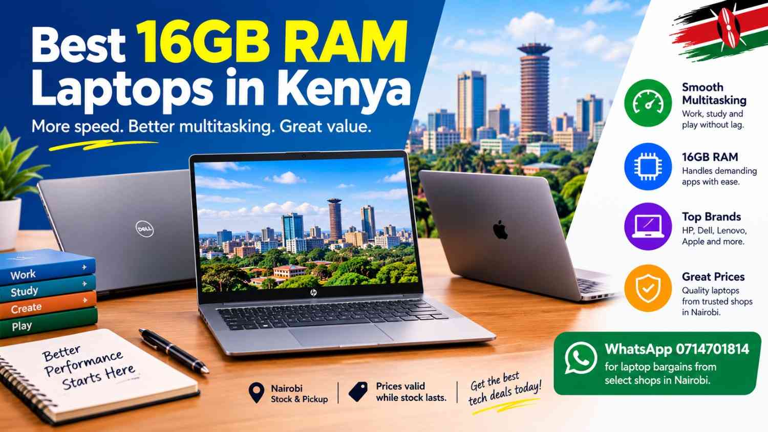Best 16GB RAM Laptops in Kenya