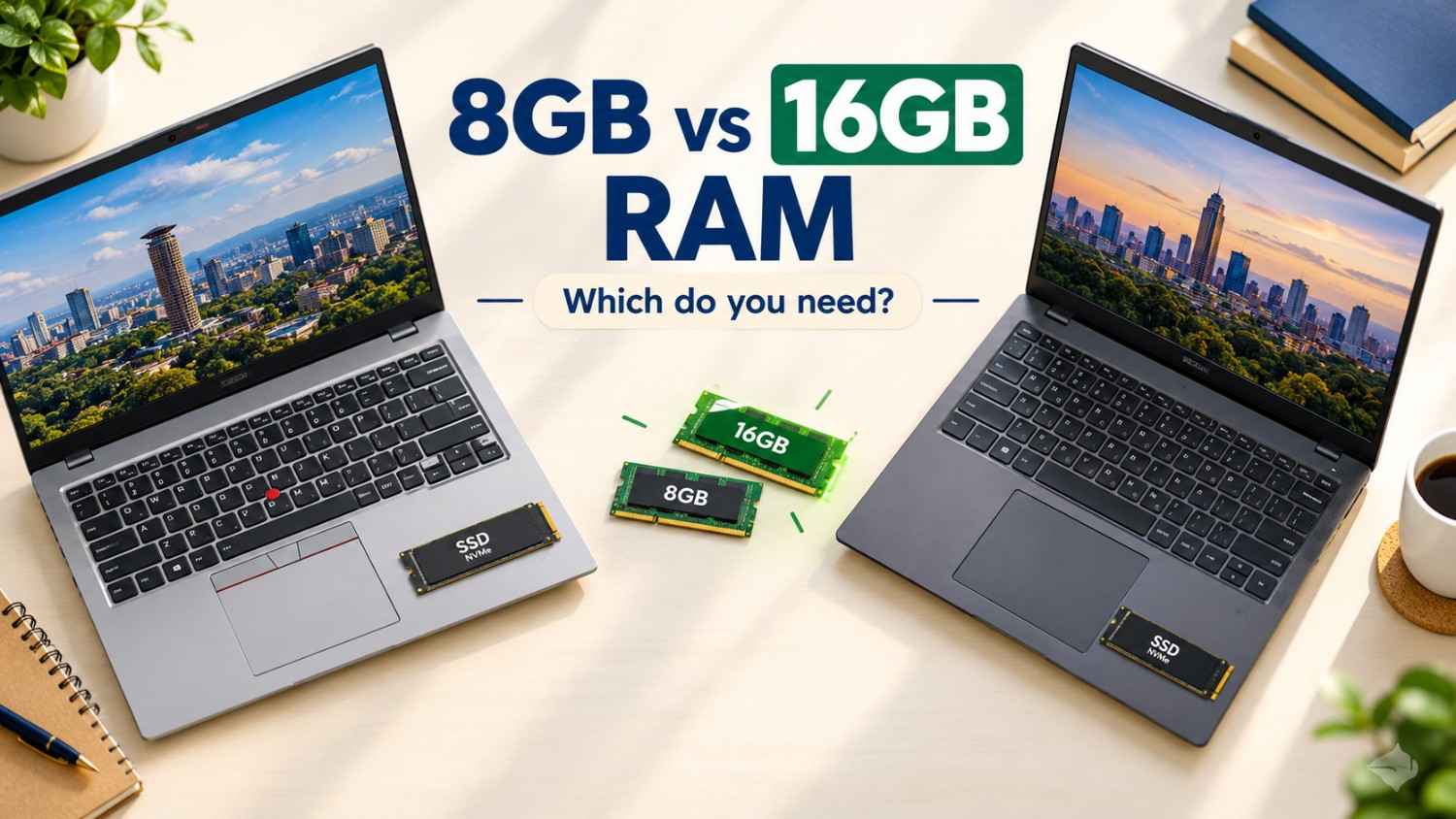 8GB vs 16GB RAM Laptop: Which Do You Actually Need?