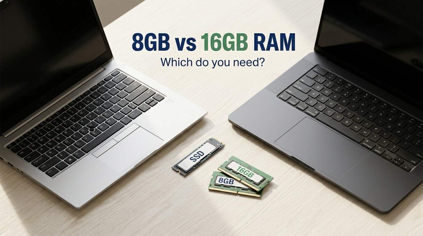 8GB vs 16GB RAM laptop